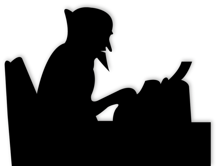 CC Hogan at his computer