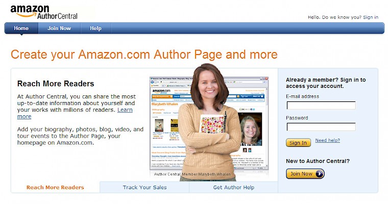 Amazon Author Central