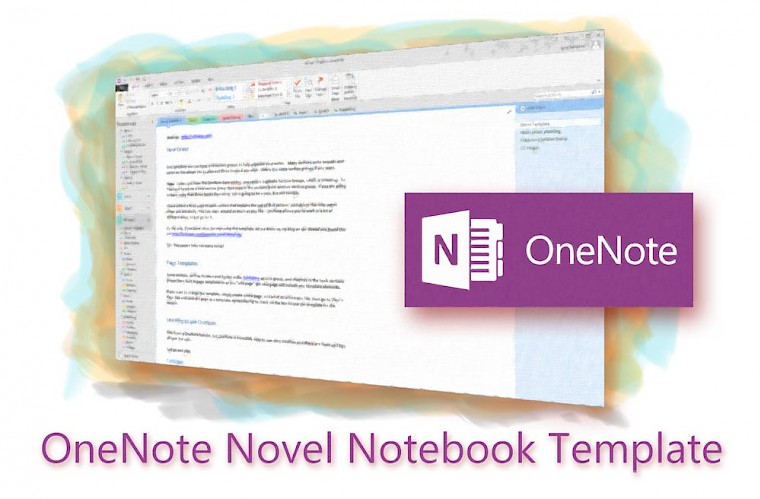 OneNote novel template